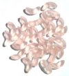 30 14mm Matte Rose Pink Angel Wing Beads